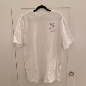AIMÉ LEON DORÉ X DRAKES Men’s white Relaxed Elegance Tee